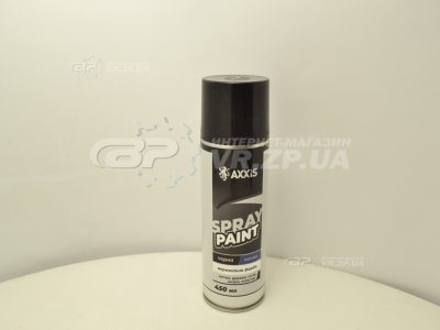 Краска Аэрозоль Axxis 450ml черная матовая. VR.ZP.UA В наличии