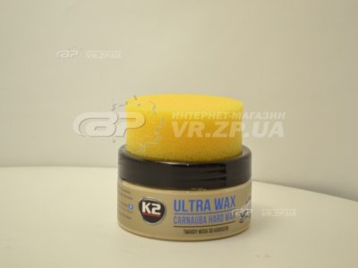 Паста поліроль кузова з воском та губкою PERFECT ULTRA WAX 250 гр. K-2. VR.ZP.UA В наявності